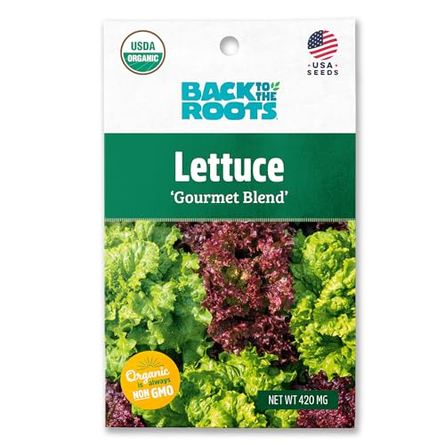 Back to The Roots 100% Organic Seed Packet - Lettuce 'Gourmet Blend' 420mg
