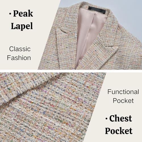 UNINUKOO Mens Suit Jacket Plaid Corduroy Casual Slim Fit Blazer Vintage Stylish Single Breasted Sport Coats Daily Wear US Size 42 Gray2