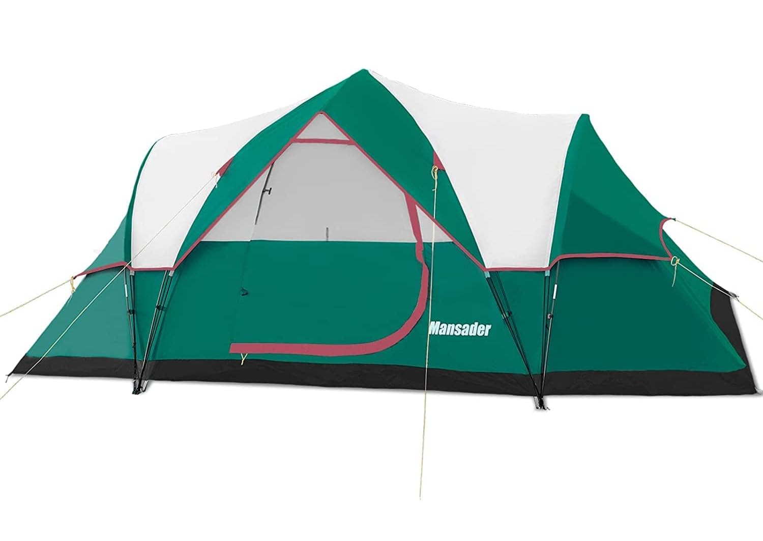 Amazon.co.jp: MANSADER 大型ワンタッチテント 6人用 ファミリー 大型