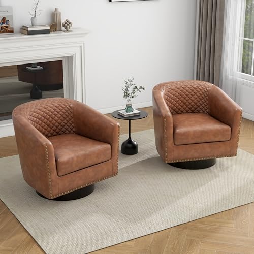 UIXE Faux Leather Swivel...