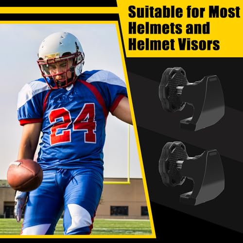 2 Pcs Football Visor Clips, Anglecai Football Helmet Visor Clip for Soccer Screws Replacement Soccer Helmet Repair Accessories