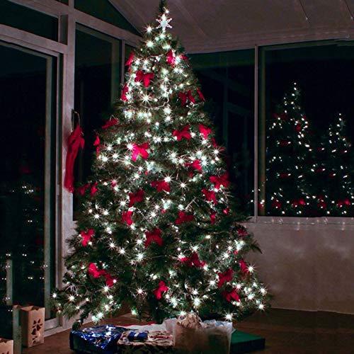Image of Ruichen USB Power Starry LED Christmas String Lights with 200 Mini Micro LEDs on 66FT Long Silver Wire(White)