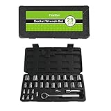 Finether-Maletín con Juego de Llaves de Vaso y Otras Herramientas (29 piezas)