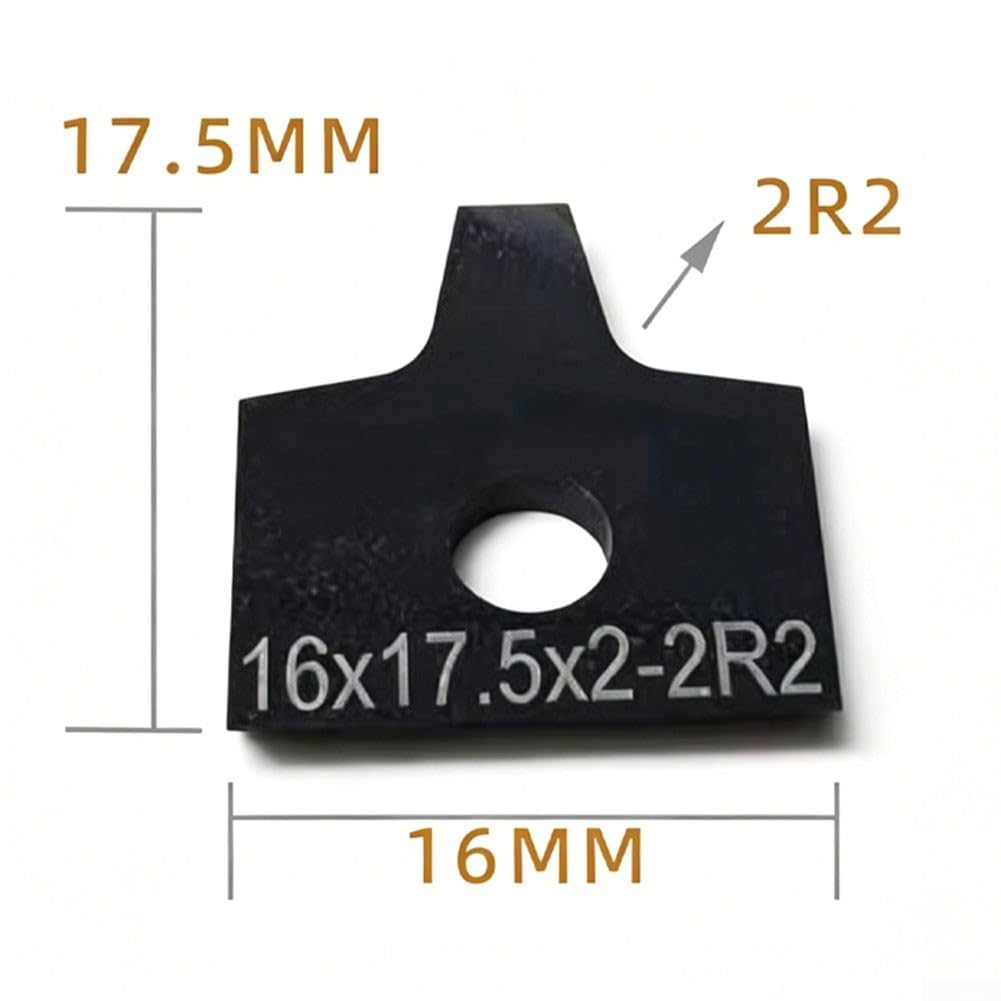 Cuchilla para rascar cantos, 16 x 17,5 mm, metal duro