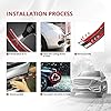 ALAVENTE Car Chrome Moulding Trim Strip Auto DIY Exterior Decoration PVC Tape for Window Bumper Grille Guard Protection (5m × 25mm, 16.4ft x 1")… - Image 8
