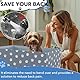 GT GETCO TECH Hundebadewanne und badewanne faltbar zum Baden, Duschen und Pflegen, Hundepool für Zuhause mit viel Platz, geeignet für kleine, mittlere und große Haushunde, für drinnen und draußen