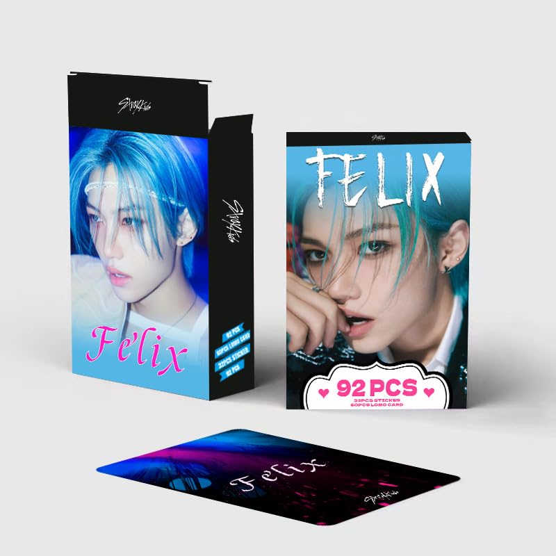 タレントカード Stray Kids Felix Stray Kids Felix Photocards -Star Stray Kids - Lote de 92 tarjetas