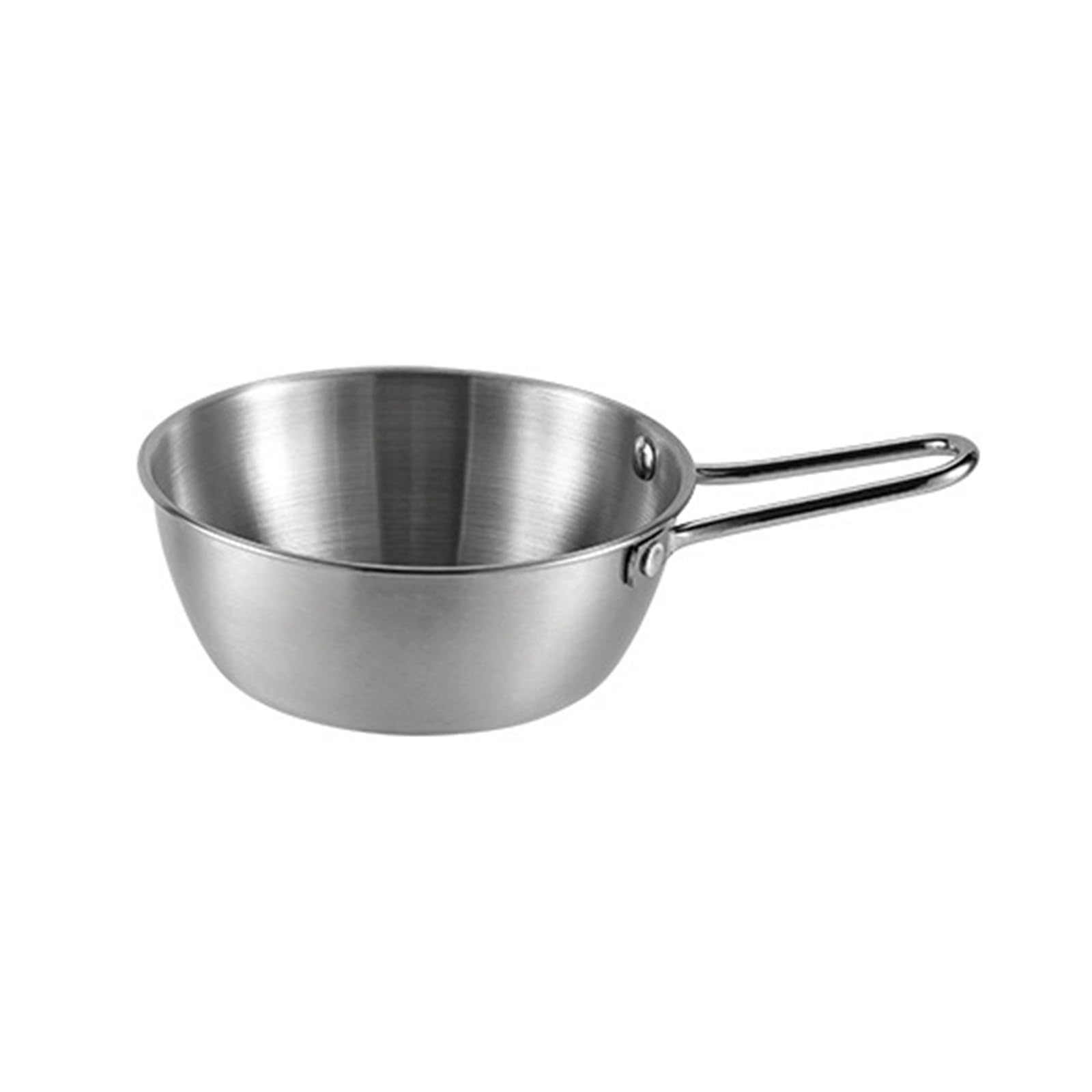 Buxuaaaa Stainless Steel Rice Bowls Seasoning Bowls Dipping Food Sauce Cup Korean Wine with Handle Kitchen Tablewares Stainless Steel Korean Rice