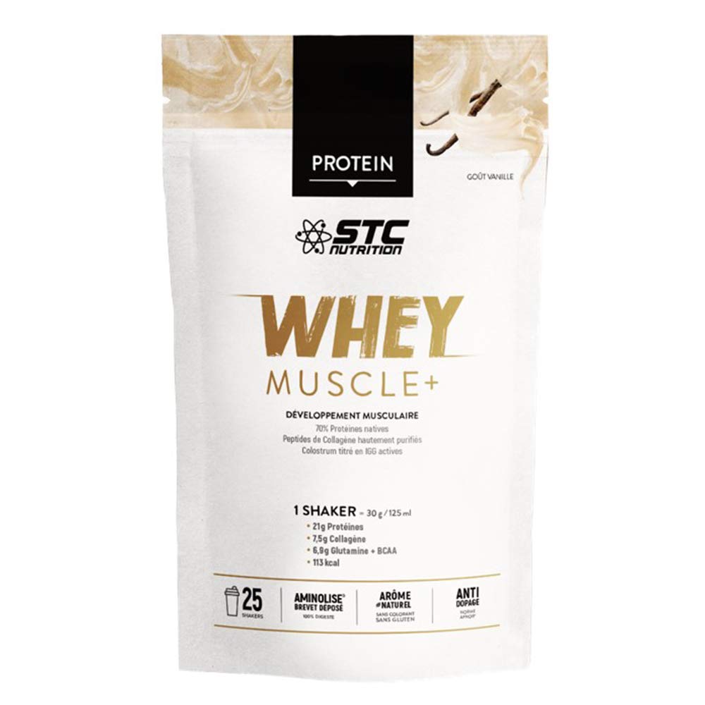 STC NUTRITION - Iron Force Bar - Barre énergétique Protéinée - Créatine + Taurine + BCAA - Actif Breveté - Etui De 5 Barres - Goût - Sport
