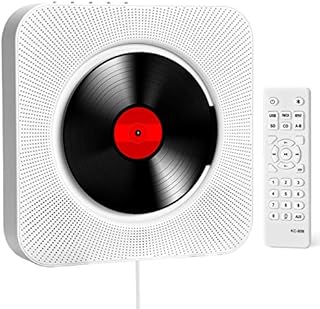 Wall CD Player,Upgraded(KC809),ROADOM CD Players for Home,Bluetooth Speakers & FM Radio with LCD Screen,Wall Mounted CD Player with IR Remote Control, Supports CD/Bluetooth/FM Radio/U Disk/SD Card/AUX