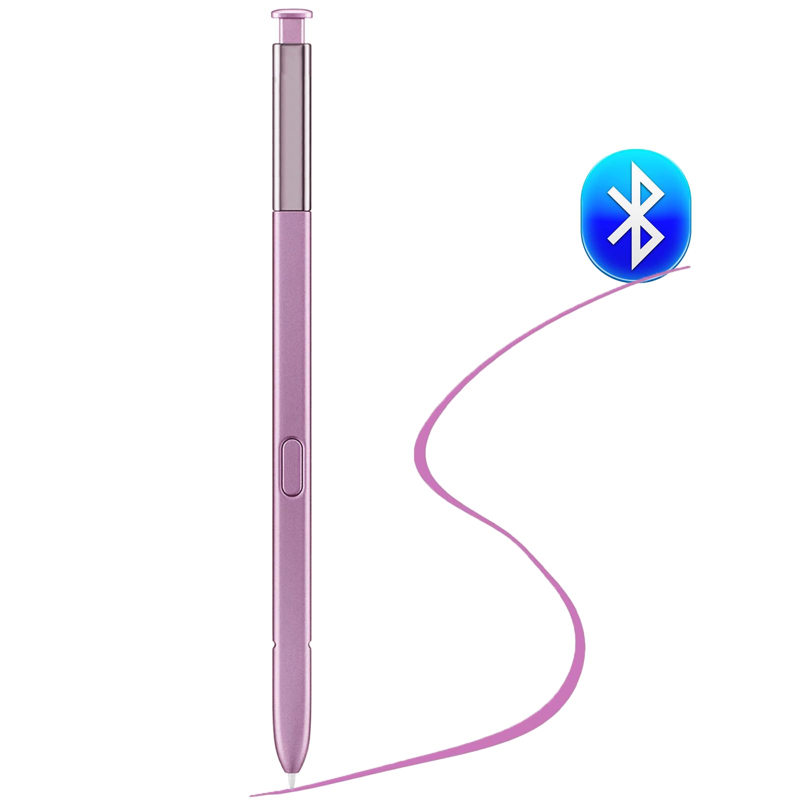 Galaxy Note 9 S Pen Replacement with Bluetooth for Samsung Galaxy Note 9 N960 All Versions Stylus Touch S Pen, Lavender Purple