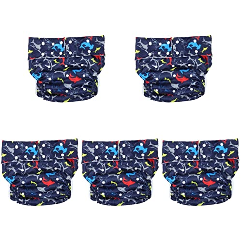 Healifty 5 Uds Cubre Pañales para Personas Mayores Pañales Necesidades Cómodas Trajes de Pacientes Cuidado Elástico Antifugas Y Pantalones Inserciones de Discapacidad Personas Forro