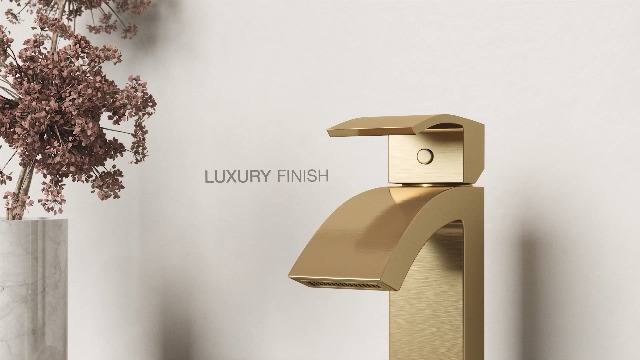 VIGO Satro 7'' H Single Handle Single-Hole Bathroom Faucet in