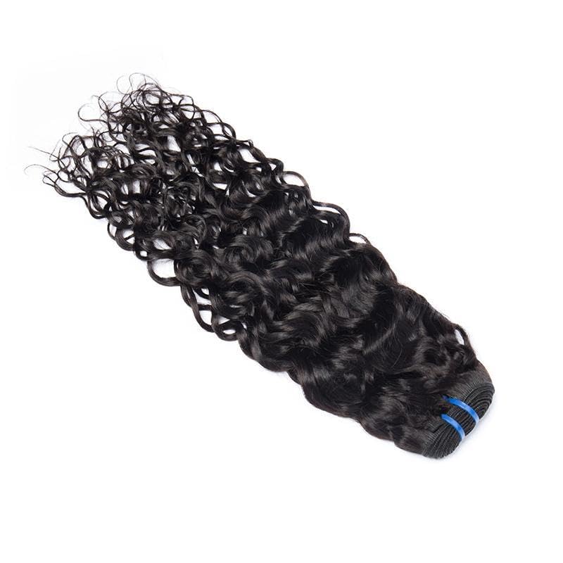 20" inch 100% Virgin Water Wave Burmese Curls Remy Human Hair Weaves Extensions Wavy Curly Bundle Wefts 12A