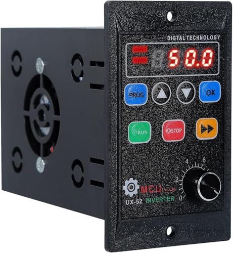 Jadeshay Variador de Frecuencia Monofasico 750W 220V Convertidor de AC220V 10A 4000W SCR