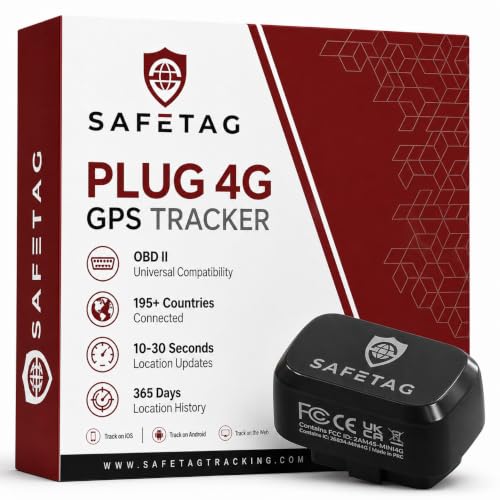 SafeTag 4G LTE Car GPS Tracker with GeoFences