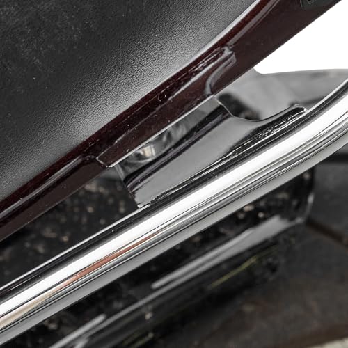 Motorrad Stahl Beifahrer Griffe Kompatibel mit Z900RS Z900 RS ABS SE Cafe 2018 2019 2020 2021 2022 2023 2024, Hintersitz Beifahrer Haltegriff Seitenhandlauf Hinterer Griff (Chrom)