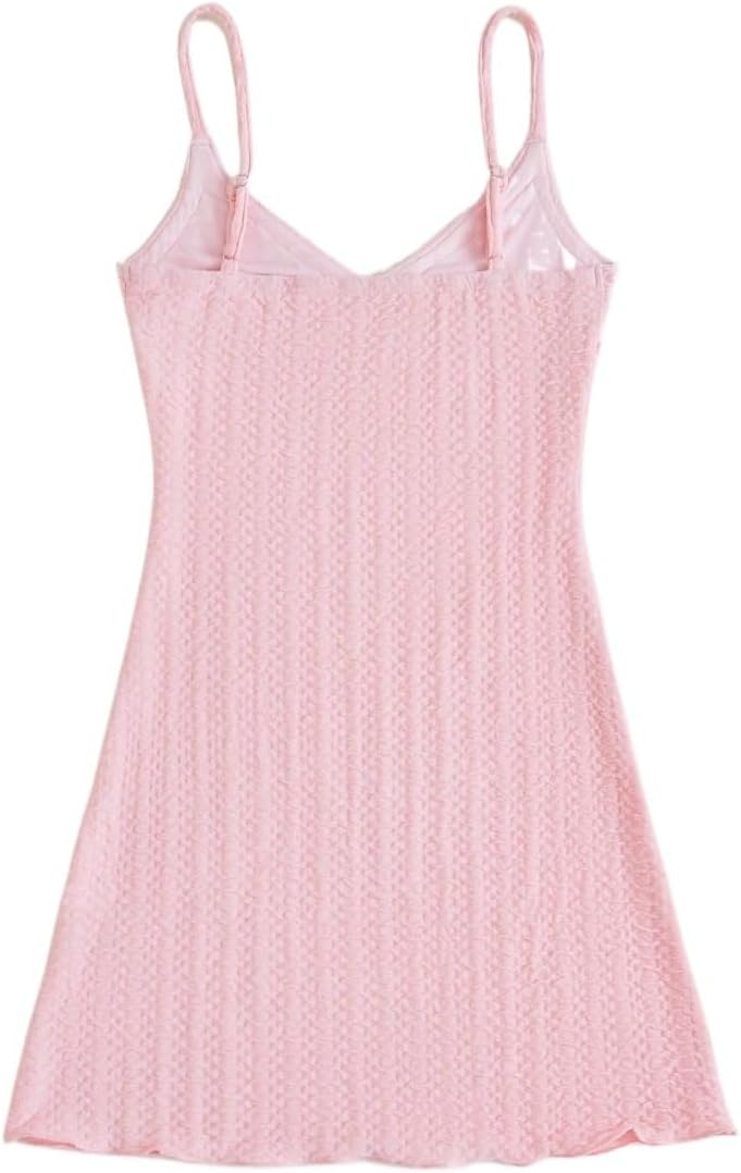Women's 2025 Casual Cami Slip Dress V-Neck Lace Cami Dress