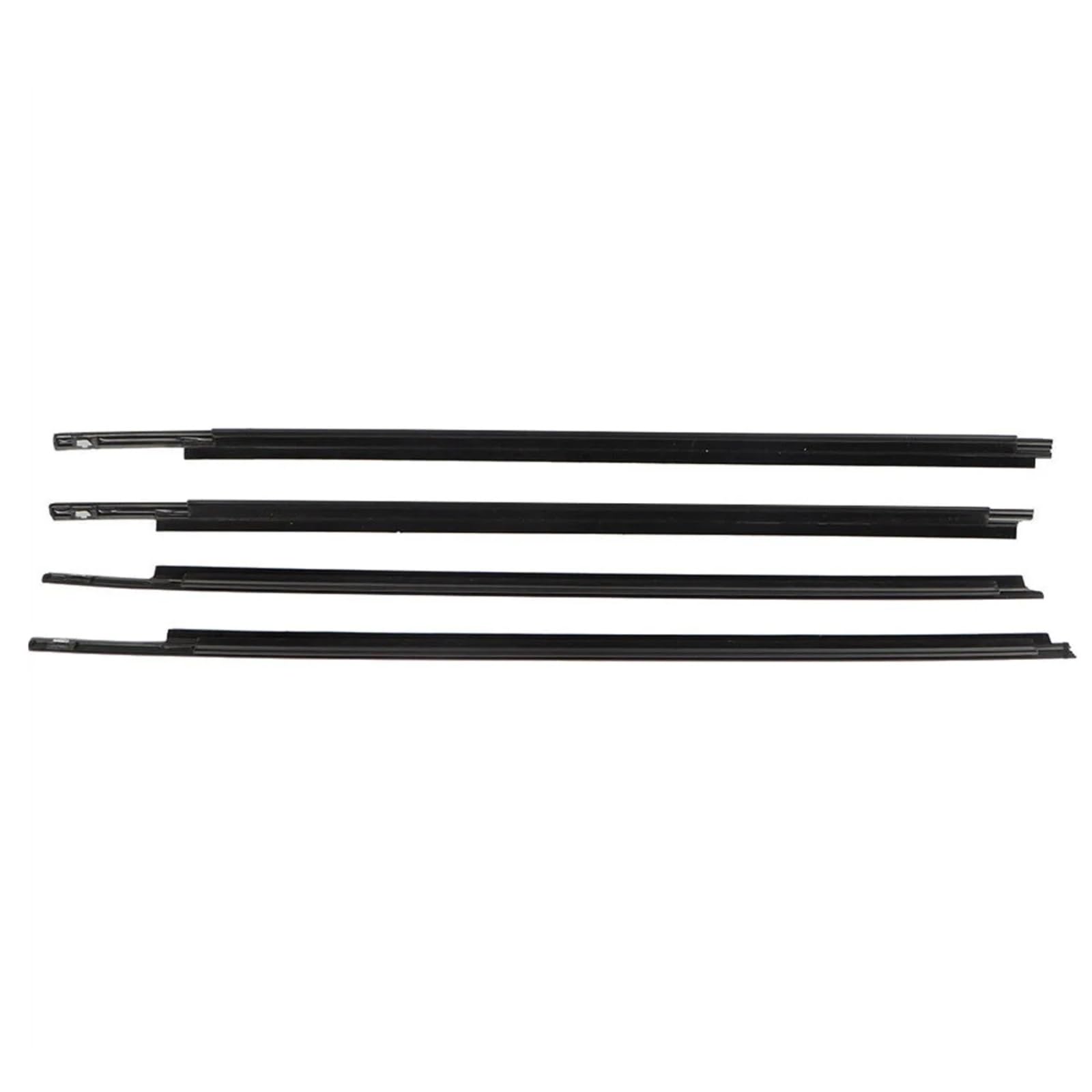Glilar One Color Automotive Window Seals Compatible With Toyota For Sequoia 2008-2020 Car Outer Windows Rubber Weatherstrip Sealing Belt Moulding Trim 68163-0C031 68164-0C031