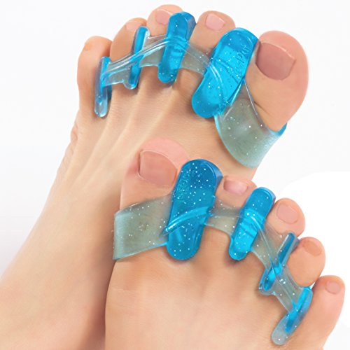 ToePal: Gel Toe Separator & Toe Stretcher for Yoga, Walking and Dancing. Instant