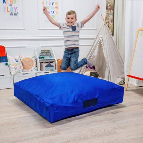 Foamma Almohadilla de choque de 8 x 36 x 48 pulgadas (8 pulgadas de grosor x 3 pies x 4 pies) – Almohadilla sensorial con bloques de espuma para niños y adultos con funda resistente al agua y lavable