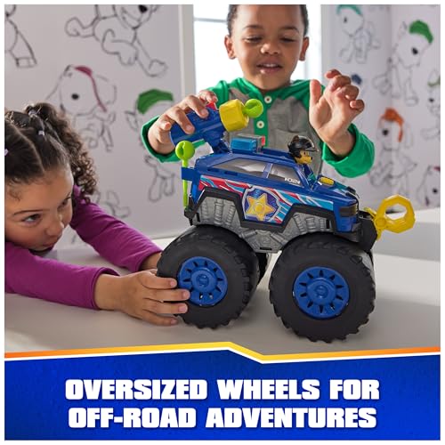 PAW Patrol: Rescue Wheels Chase’s Power Haulin’ Cruiser, Toy Truck with Launcher, Motorized Winch, Lights & Sounds, Kids Toys for Boys & Girls Ages 3+ by PAW PATROL - Image 7