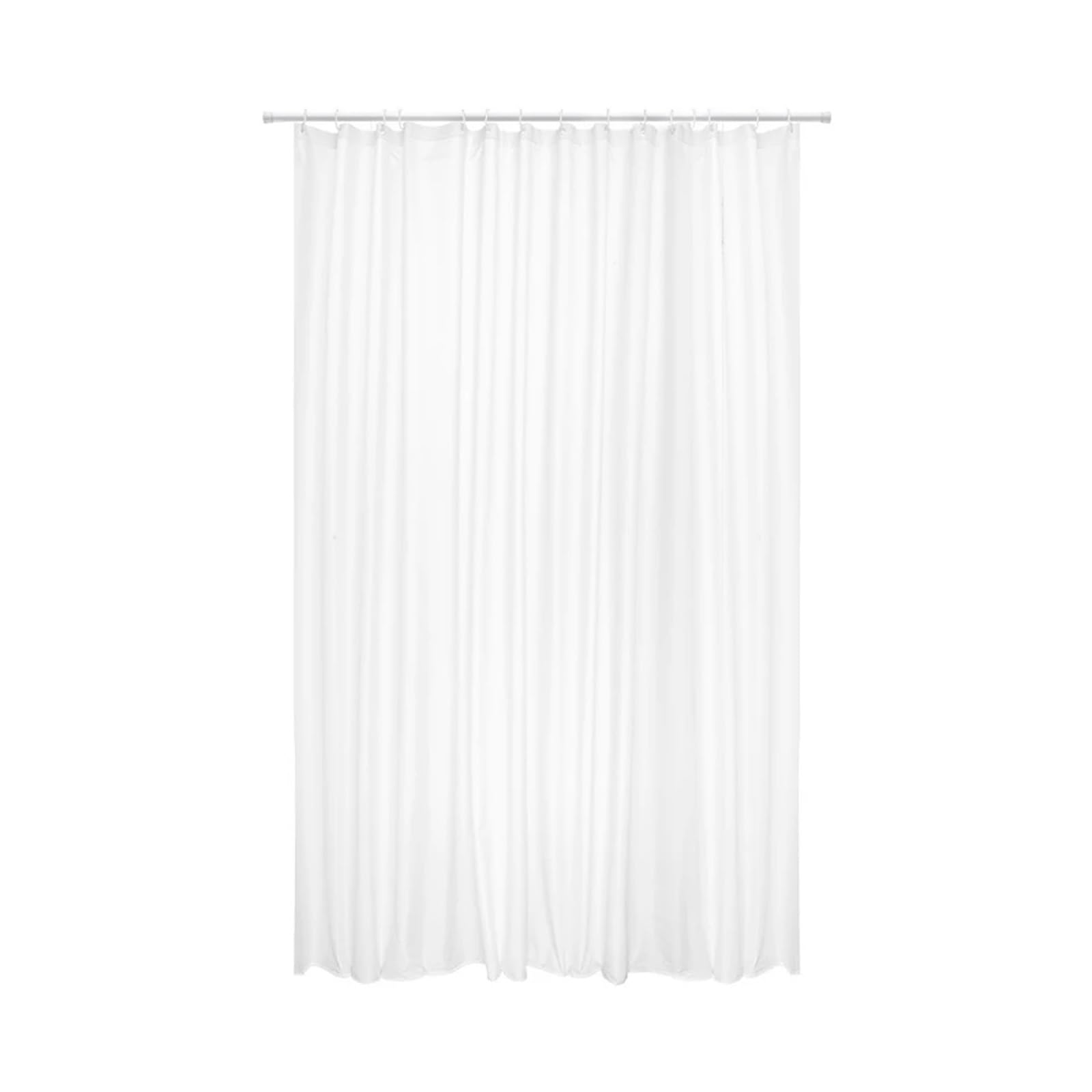 Cortina De Ducha Cortina de Ducha Transparente Impermeable, Revestimiento de Cortinas de baño PEVA Blanco Claro for baño, hogar, Hotel con Ganchos Gratis