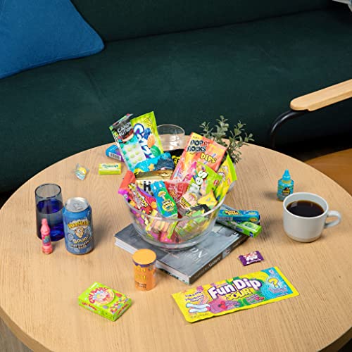 Fountain City Fulfillment 20 Pieces Sour Candy Variety Pack - Unique Mystery Box With 12Oz Warheads-Flavored Soda - Assorted Treats For Halloween, Christmas, Birthdays & Easter Gift Basket - Bulk Pack #TOP4