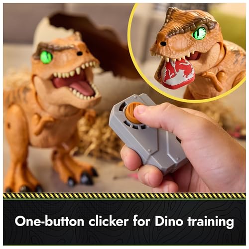 Image of Primal Hatch Jurassic World Interactive T-Rex Toy Dinosaur Egg