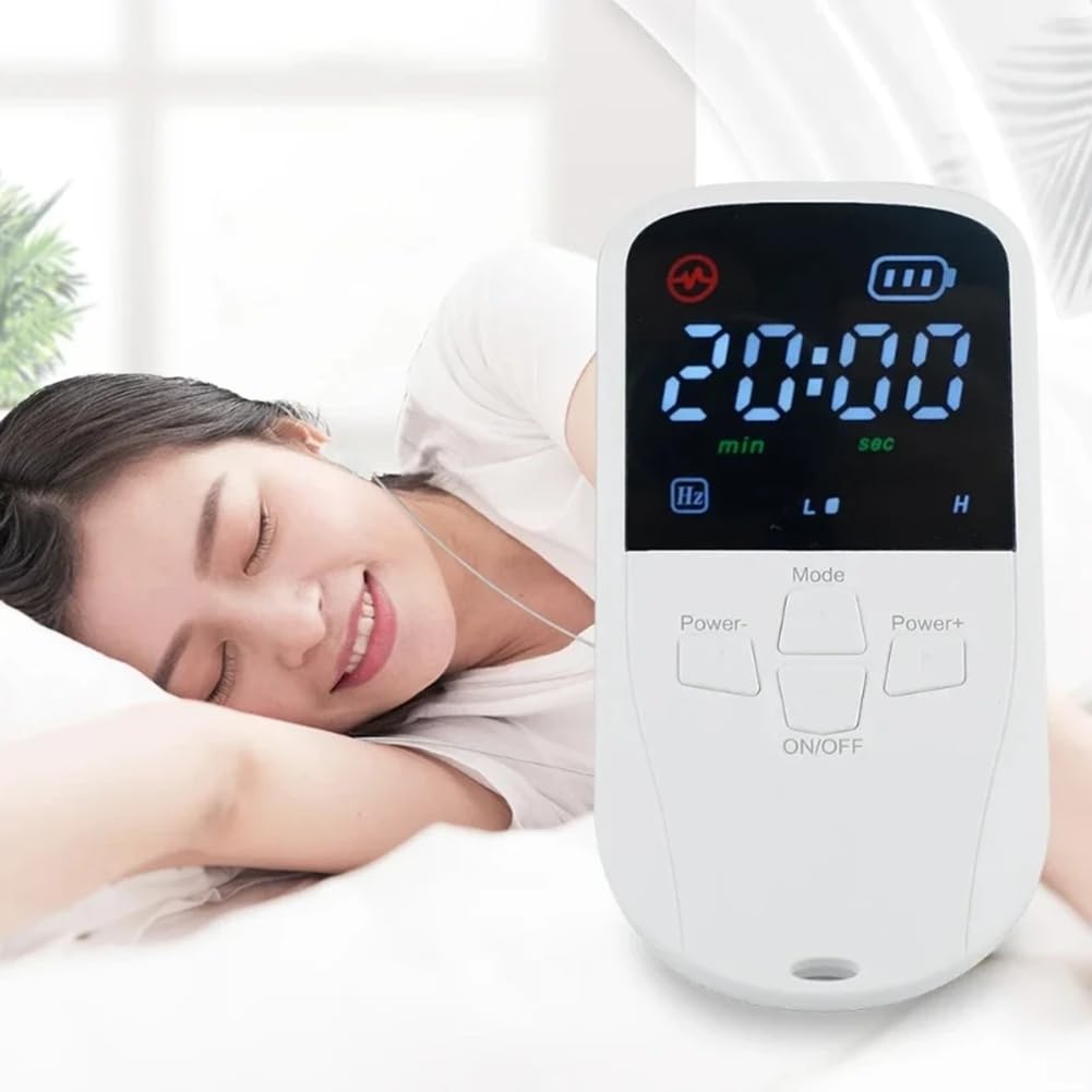 Appareil Portable D'Aide au Sommeil par Impulsions, Dispositif D'Aide au Sommeil, Stimulation par Microcourant, Aide au Sommeil et Soulagement Du Stress