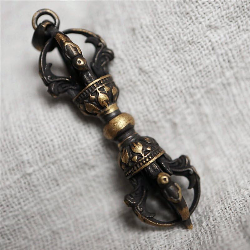 格安，爆買い 高品質 極細工 中国 チベット 密教 純銅 真鍮 金剛杵 宝杵