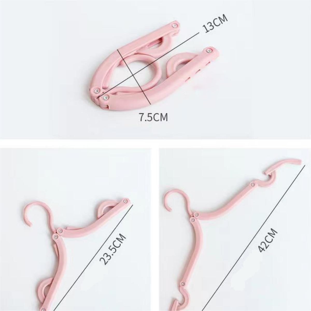 LANMOU Grucce Pieghevoli, Appendiabiti Portatili Pieghevoli Appendiabiti Portatile In Plastica Abbigliamento Appendini Pieghevoli Da Viaggio Grucce Da Viaggio Portatili Per Casa, Viaggi (30 Pezzi