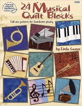 Paperback 24 Musical Quilt Blocks Book
