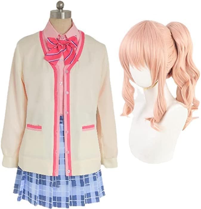 Amazon.co.jp: [NA] 暁山瑞希 コスプレ衣装 日常服 ウィッグ付き