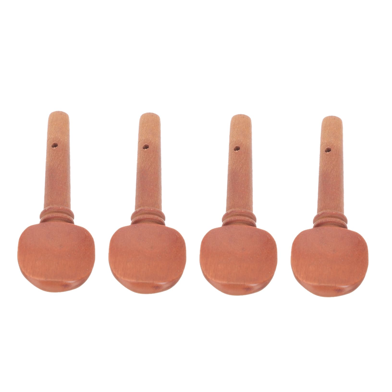 BESPORTBLE 4Pcs Tuning Pegs for Violin Durable Jujube Smooth Edges for Easy String Essential Violin Accessories for Musicians