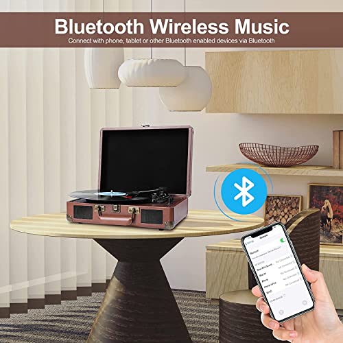 VOKSUN Tourne-Disque, Lecteur d’enregistrement USB Bluetooth en Vinyle pour Fonction MP3, Lecteur de Ceinture 33/45/78… - Les Beatles, Paul McCartney, John Lennon, RIngo Starr, George Harrison VOKSUN Tourne-Disque, Lecteur d'enregistrement USB Bluetooth en Vinyle pour Fonction MP3, Lecteur de Ceinture 33/45/78… – Image 4