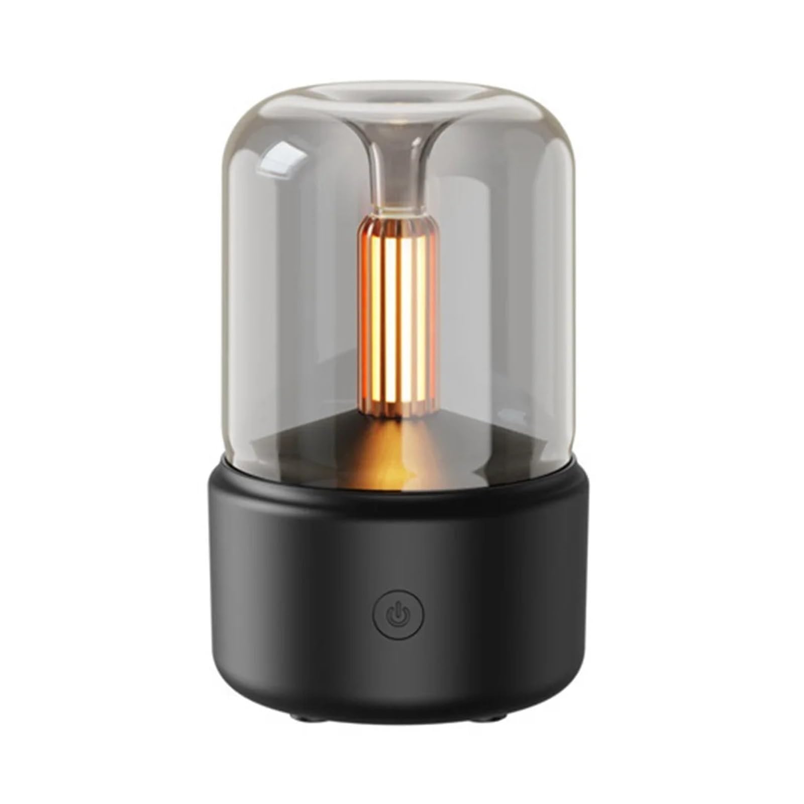 Humidificador, Difusor De Aromaterapia, Humidificador Frío Con Luz Y Apagado Automático, Portátil Compacto For Decoración Del Hogar para planta casera(Black)