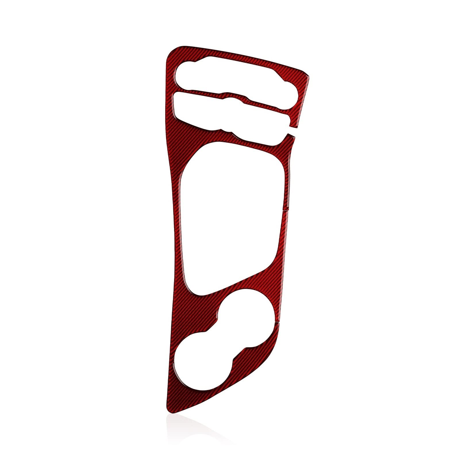 Car Central Trim for Dodge for Challenger 2021-2015 Car Gear Shift Panel Cover Decals Trim Stickers(Red)