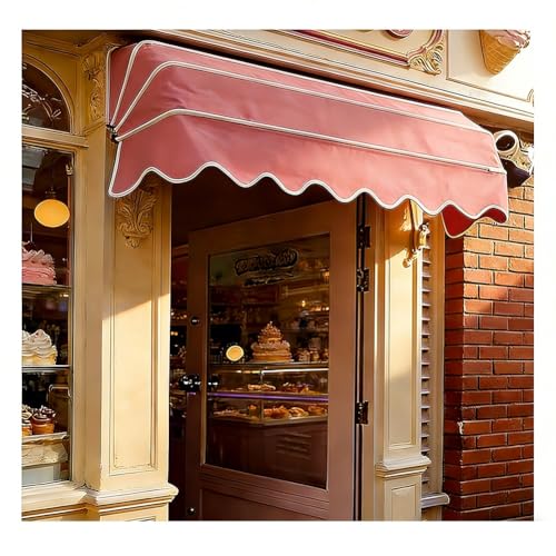 Auvent de terrasse rétractable manuel pliable avec support galvanisé pour extérieur - 2