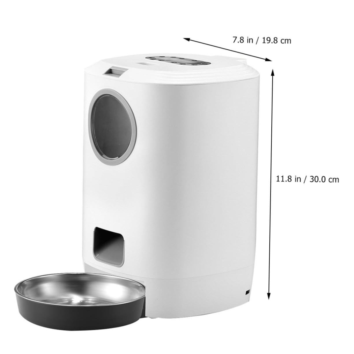 DOITOOL Comedero para Mascotas Automático De Abs para Perros y Gatos Temporizador Cuenco para Mascotas