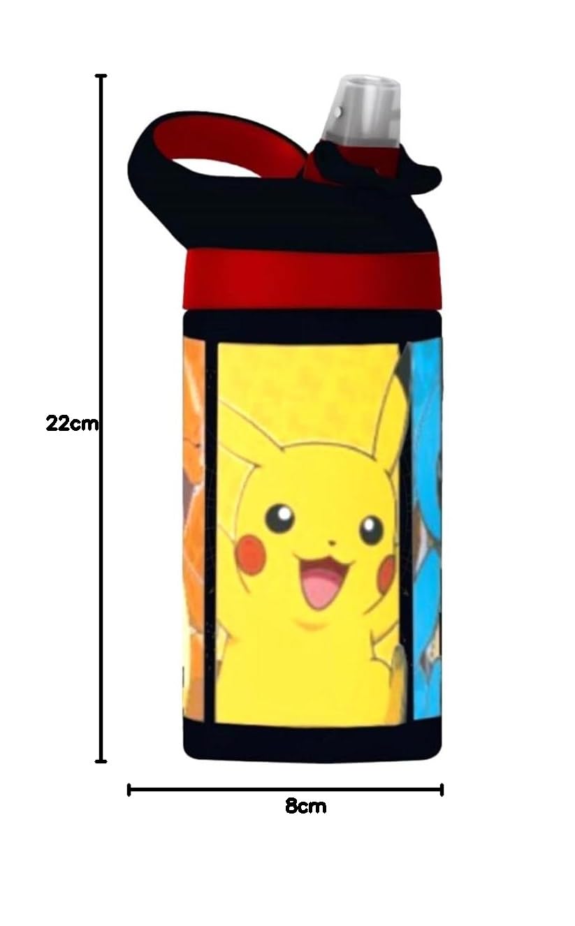 KIDS LICENSING Pikachu Pokemon 473ml, Młodzież Unisex, Wielobarwny (Wielobarwny), Jeden Rozmiar