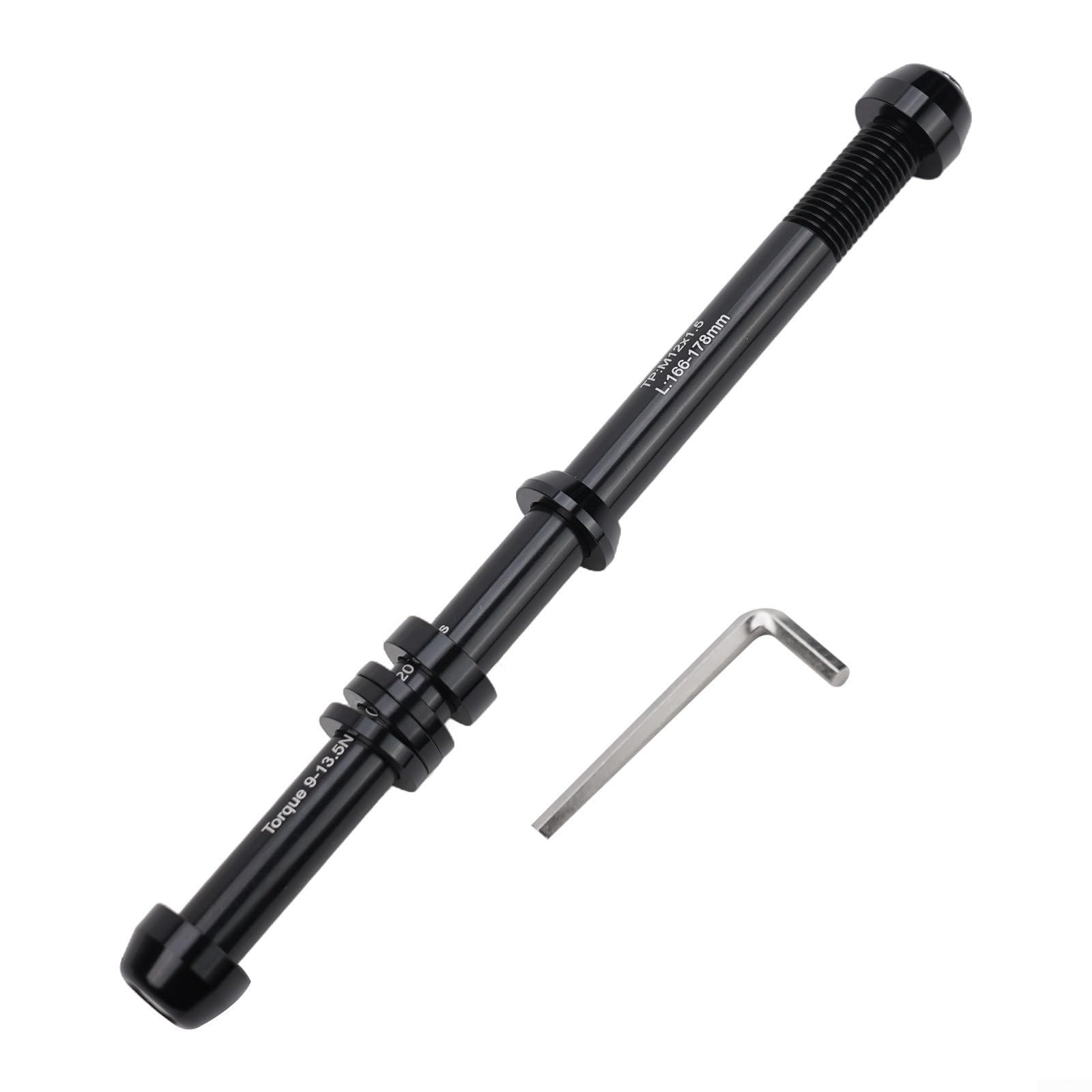 Bike Trainer Thru Axle Adapter Aluminum Alloy 12MM P1.0/P1.5/P1.75 Thru Axles Skewer for Bicycle Rear Wheel Attachment Trainer(P1.5)