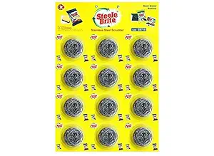 Steelo Brite Stainless Steel Scrubber (12pc)