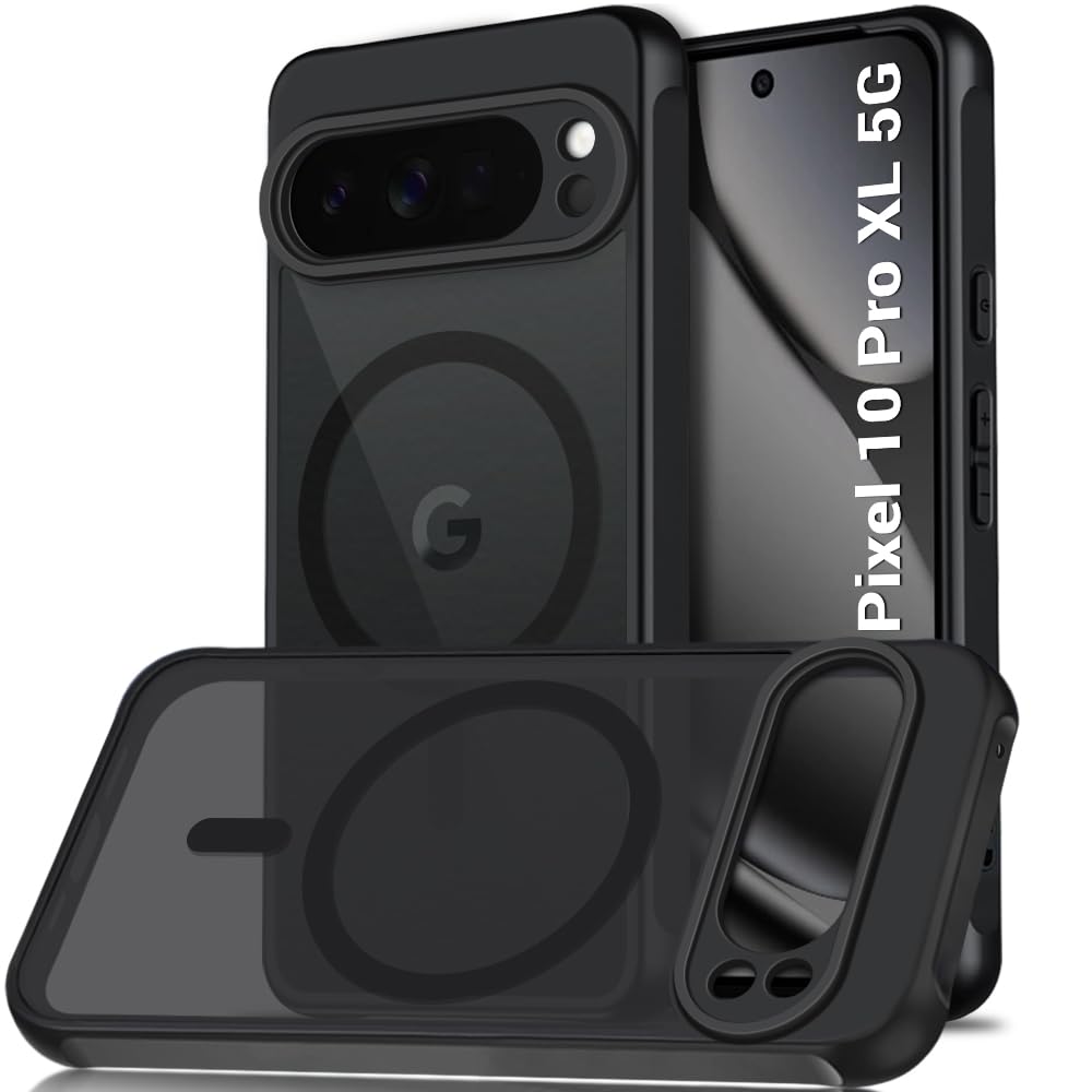 TheGiftKart Hybrid Matte Frosted Translucent Back Cover Case for Pixel 10 Compatible with MagSafe | Shockproof Design | Camera Protection Module | Hard Case Cover (PC & TPU, Frost Black) — Amazon image 14