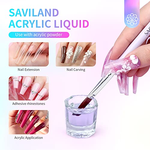 Saviland US3WT02000 4.06 Oz Monomer Acrylic Nail Liquid thumb #1