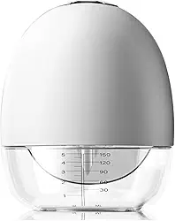 Mingzhe Bomba de Mama portátil,Bomba de Tirar Leite elétrica mãos livres com tela de led para amamentação 4 modos 9 nível de sucção bateria embutida de baixo ruído com coletor de lk de 150 ml
