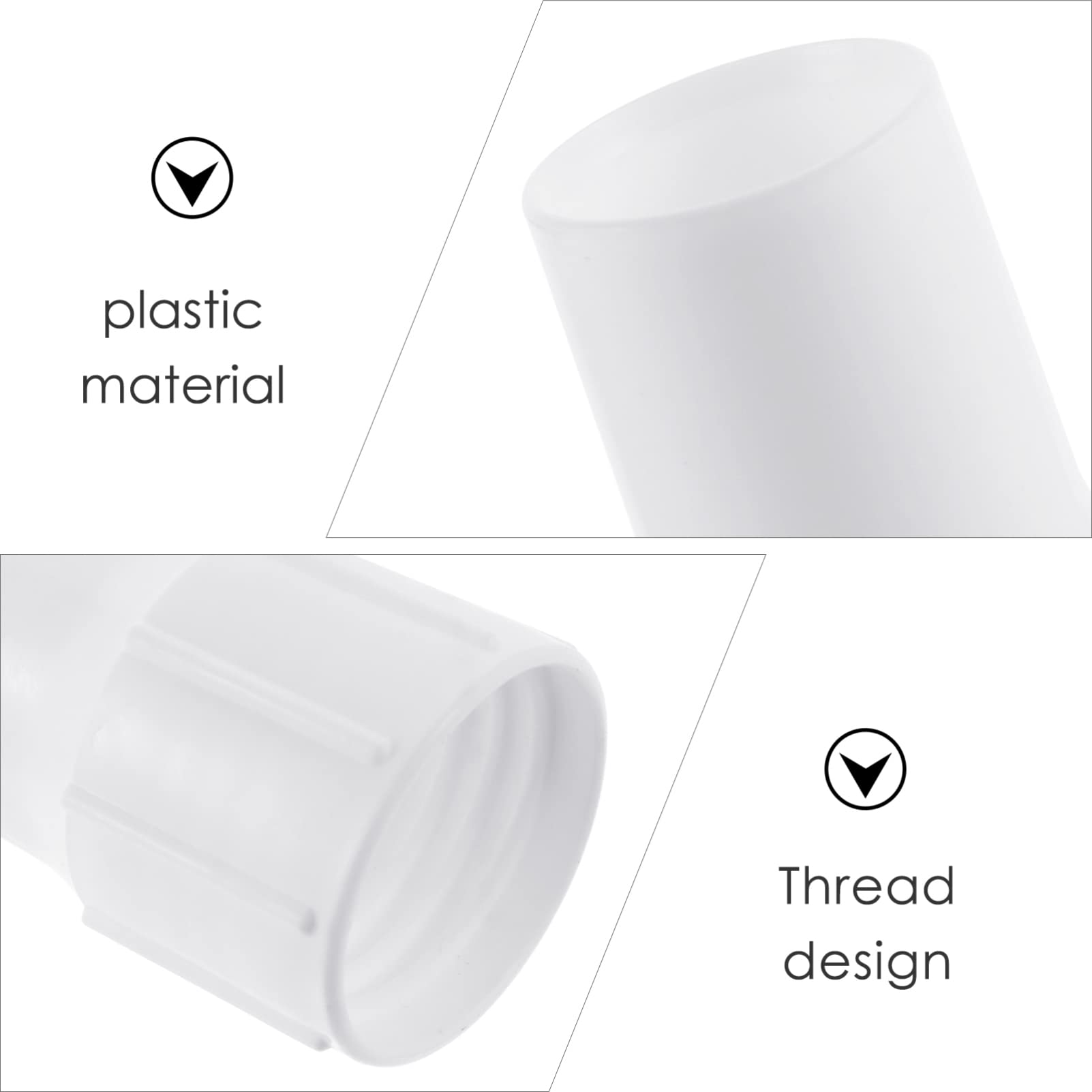 Lot De 2 Embouts De Tuyau D'aspirateur De Piscine - 38 Mm De