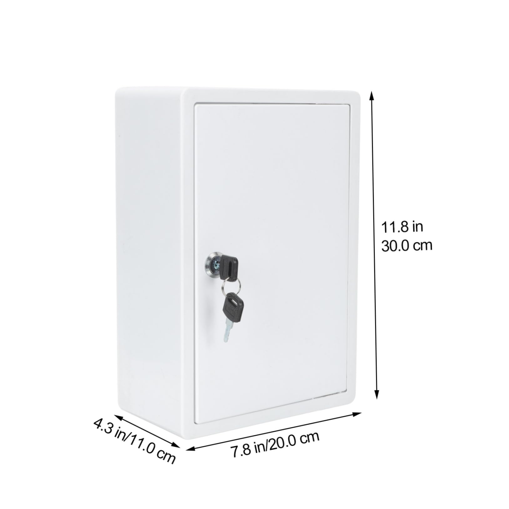 VILLCASE Wall Mounted Milk Box with Lock Portable Plastic Case for Secure Milk Package Storage Space Saving for Outdoor Use Durable Hanging Design