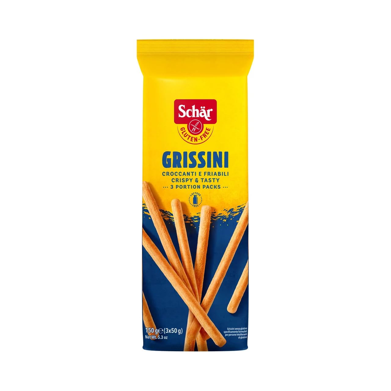 SCHÄR Glutenfreie Grissini SCHÄR 150 g. 4er-Pack.
