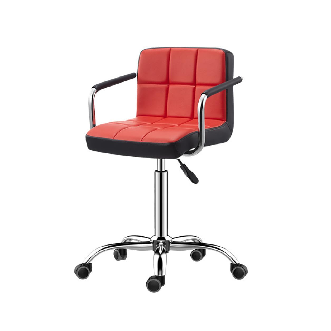 Amazon｜VRGT 椅子 回転 レッド1 ダイニングチェア 回転椅子 リビング